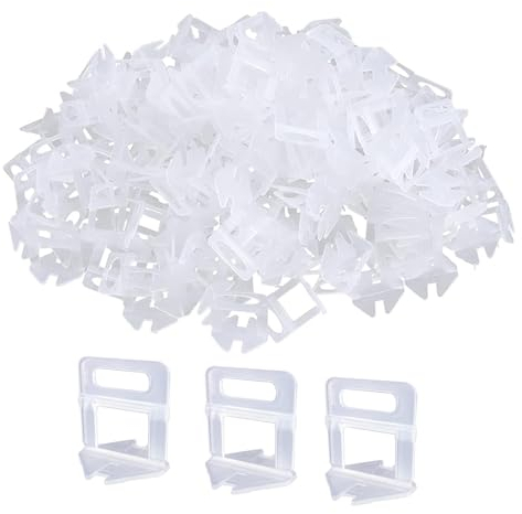 PMELCXD 200 pcs Kit Nivelación de Azulejos Espaciadores de 1mm para grandes forma plazo de azulejos instalación 3-12 mm, Sistema Nivelación de Baldosas Accessiones