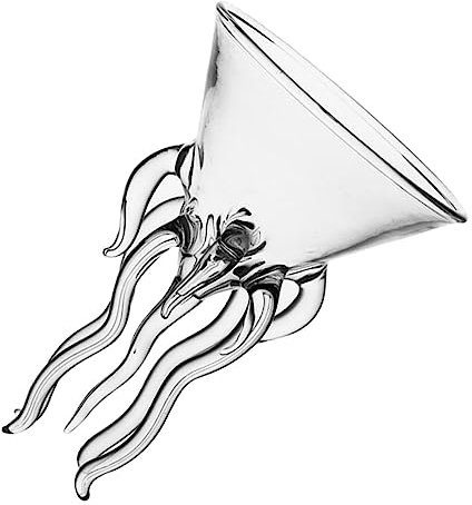 UTHCLO Copa de Cóctel de Vidrio Creativa, Diseño Simple, 1 Pieza