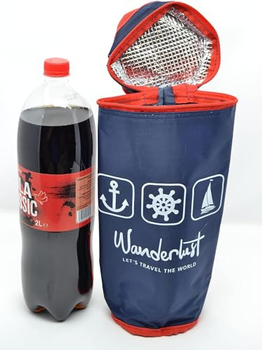 Bleu 4L Total Glacière 3LTR Bouteilles de 3 litres XXL Refroidisseur Flexible Portable pour Plage Camping Sac Thermique Camping Refroidisseur Camouflage Militaire