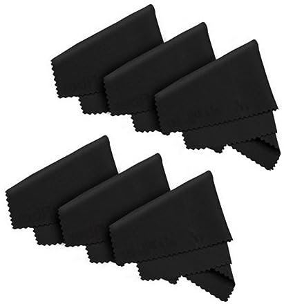 JECOMPRIS Microfiber Cleaning Cloth for Eyeglasses Screens and Lenses Pack for Cleaning Delicate Surfaces Like Phones and Tablets