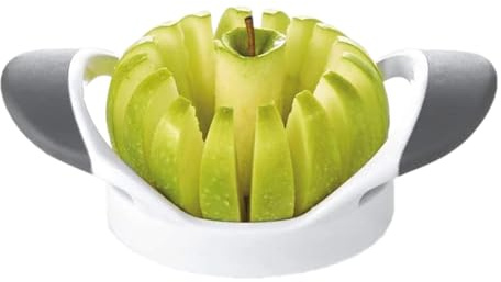 NGUMMS Coupe-fruits et vide-fruits, Vide-fruits et trancheuse - Coupe-poire en acier inoxydable - Coupe-Fruits professionnel à 16 tranches, séparateur de Fruits en acier inoxydable pour Fruits et