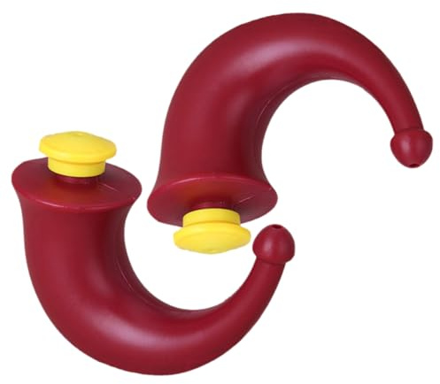 Botella de Irrigación Nasal de Plástico Rojo, 2 Piezas | Boquilla Práctica, Diseño Compacto y Simple, Uso Doméstico, Limpieza Nasal Diaria, Formato Cómodo para Llevar