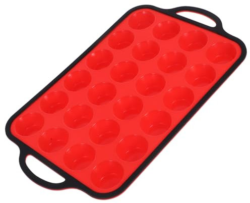 IMIKEYA Teglia Silicone Per Mini Muffin e Cupcake Stampo Antiaderente Con Telaio Rinforzato Facile Rimozione e Per Dolci e Piccole Delizie Da Forno