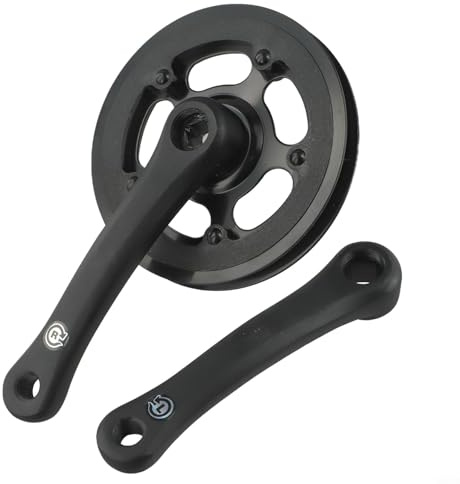 Besttoolifes Fahrrad-Kurbelgarnitur aus Aluminiumlegierung, 32T, 152 mm, für Fixie und E-Bike, quadratisches Kegel-Tretlager, kompatibles Kettenrad-Ersatzteil