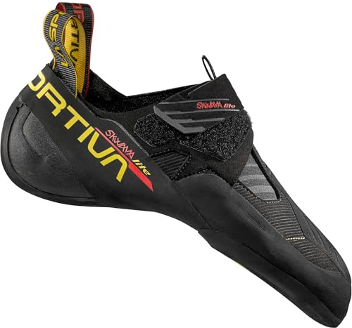 LA SPORTIVA Uomo Skwama Lite Scarpe da Arrampicata, Black-Yellow, 42.5