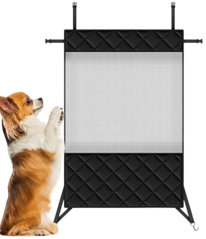 Barrera Para Perros En Coche,Separador divisor universal desmontable | Barrera para perros SUV - SUV Camioneta Furgoneta Asiento Trasero Carga Ventana Maletero Vehículos Automóvil Coche Cabina