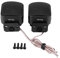 EBTOOLS Auto Audio Lautsprecher 12V - Super Power Loud Square Car Hochtöner Universal - Aufbau Paar