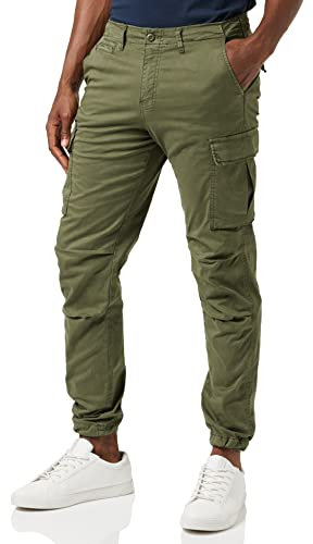 JACK & JONES Jpstace Jjtucker AMA Noos Pantalon Cargo, Vert Olive, 34W x 34L Homme