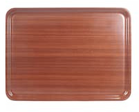 METRO Professional Serviertablett, Sperrholz, 60 x 45 cm, rechteckig, braun