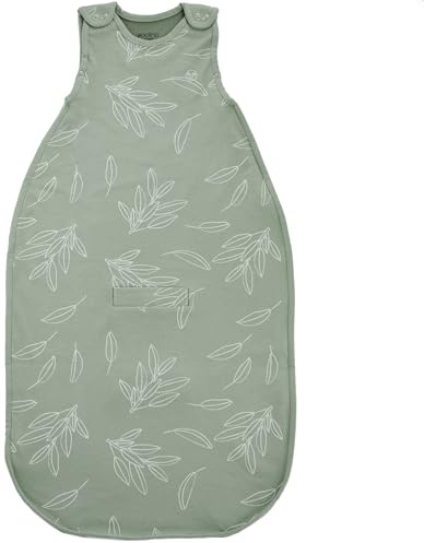 Woolino Toddler Sleeping Bag, 4 Season Merino Wool and Organic Cotton Baby Sleep Bag or Sack, 2-4 Years, Sage