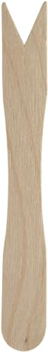 ABENA Disposable Wooden Mini Forks | Pack of 100 | 8.5cm | Perfect for Fish and Chips | Ideal for Graze Tables