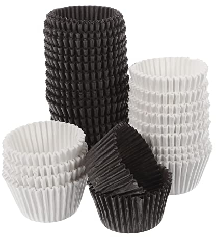 Garneck 1000stücke Papierkuchen Cupcake Muffin Liner Aus Papier Für Backen Desserts Und Snacks Glatt Und Fettdicht