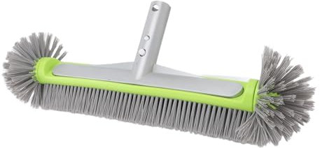 Testina per Piscina, Spazzole Rotonde per Piscine Interrate/fuori Terra da 17,7 con Clip EZ, Setole Resistenti di per la Pulizia delle Pareti della Piscina