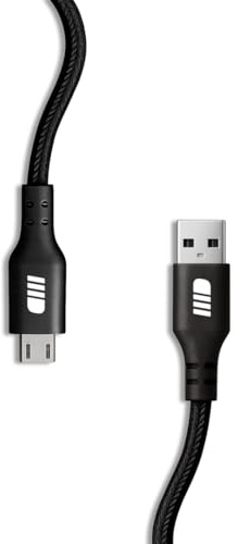 Dudùu - Cavo di Ricarica USB-A Micro USB in Nylon Antinodo, Fast Charger per Smartphone Android, Cavo Resistente Intrecciato per Ricarica Rapida e Uso Quotidiano (2mt)