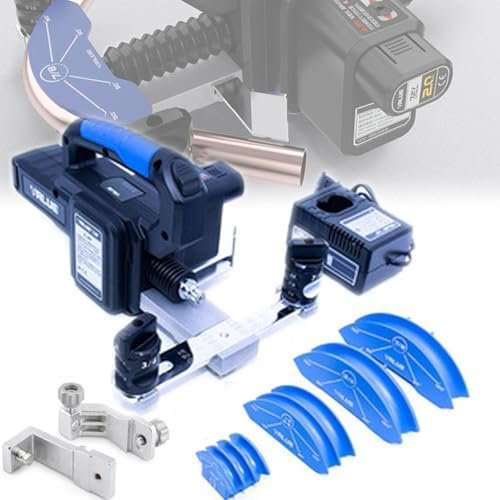 Piegatubi elettrico per tubi in rame morbido, utensile per piegare tubi in rame HVAC a 90° per riparazioni AC, da 1/4 a 7/8, per tubi di diametro 6-22 mm