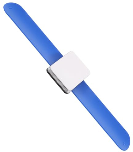 PERSELOSO Magnetisches Silikonarmband Friseurarmband mit Nadelkissen zum Halten von Haarspangen Einfach zu Tragen Blau Geeignet für Täglichen Gebrauch