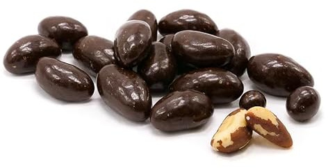 Dark Chocolate Coated Brazil Nuts – Premium Whole Nuts in Rich Dark Chocolate | Gourmet Snack | 1kg Bulk Pack | Vegetarian | UK Seller | Gift or Treat**