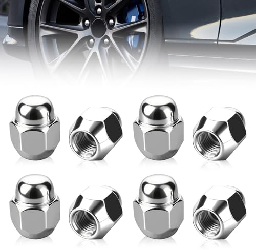 YTSMFL 8PCS Wheel Nuts for NISSAN Models 21mm, M12X1.25 for NISSAN Alloy Wheel Lug Nuts for NISSAN Q60/G Q70/M Series and Most NISSAN Models 21mm Socket Size