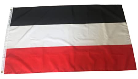 Temeemeg Bandiera Germania Banner Nazionale in Poliestere Nero Bianco Rosso Bandiera Deutschland 90x150 cm.