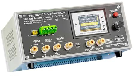 Tester di carico elettronico programmabile WiFi per testare la capacità della batteria, potenza di scarica 150-600 W, corrente 50 A, strumento di ricarica e scarica