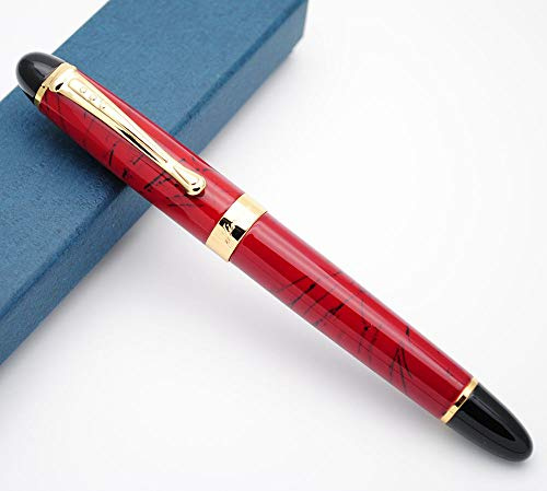 JINHAO X450 Füllfederhalter M Feder (Rot, M Feder)