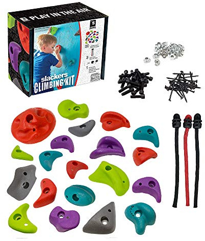 Slackers Climbing Kit (20 Stecker) für Jugendliche, Unisex, Mehrfarbig, Einheitsgröße