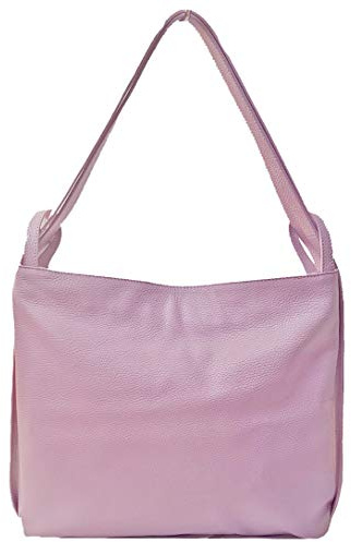Bottega Carele Borsa a spalla in vera pelle trasformabile in zaino made in Italy