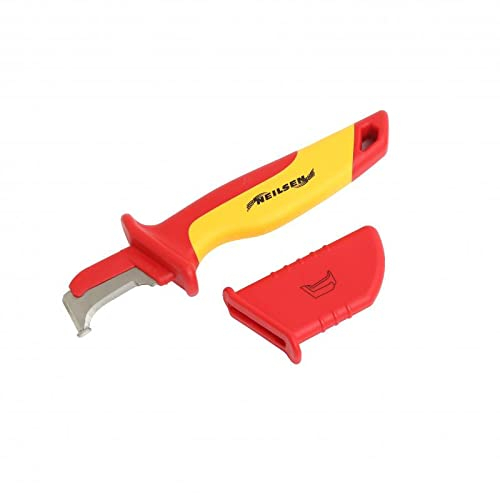 Neilsen CT5683 - VDE Insulated Cable Knife with Hook: Safe Cable Cutting Tool