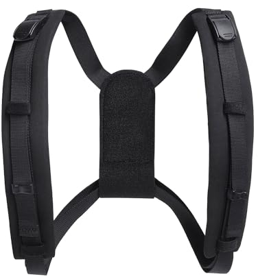 BLACKROLL Haltungstrainer Posture Pro | höhenverstellbares Rückenteil | Atmungsaktiv und leicht | Stärkt Rückenmuskulatur | Gepolsterte Schultergurte | Schwarz | Waschbar bis 40°C