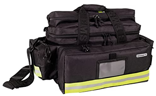 ELITE BAGS (Emergency's) - Great Capacity Notfalltasche | schwarz | großzügig | Abnehmbarer Schultertragegurt