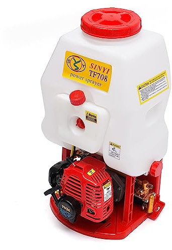 czyuRachel Jeringa para malas hierbas de jardín, 20 l, jeringa para malas hierbas agrícola, jeringa de fertilizante, gasolina, pulverizador de espalda, multifunción, mochila, fertilización, riego,