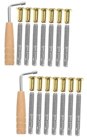 ibasenice 2sätze Harp Tuning Pin Mit Wrench Professionelles Zubehör Für Lyra Harfe Langlebig Und Stabil Reparatur Und Wartungslösung Für Musikliebhaber