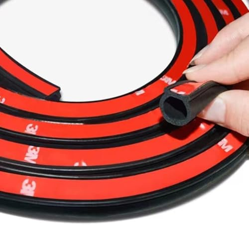 Flaconi 20FT/39FT Auto Türdichtung,Autotür Kantenschutz,Gummidichtung Selbstklebend,Autotürdichtung,Universelle Schalldichter Dichtungsstreifen für Autos,Gummi Dichtungsband für Autos (6M)