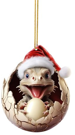 Dinosaur Ornament,Dragon Baby Egg Christmas Decorations Hanging Festive Decorative,Car Decorations Hanging Dragon Ornament Christmas Tree Ornaments Bauble For Xmas Tree