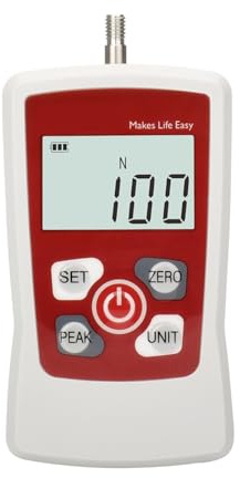 Medidor de Fuerza, Medidor de fuerza Digital 100N 10kg 22Lb 360Oz medidor de fuerza portátil con LCD retroiluminado automático, apagado automático