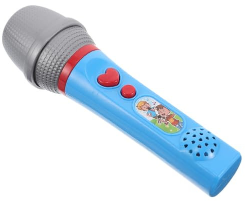 Yardwe Boys and Girls Amplifying Microphone Toy Plastic Fun Mic for Singing Practice and Party Favors Novelty Amplifying Mic for Toddlers