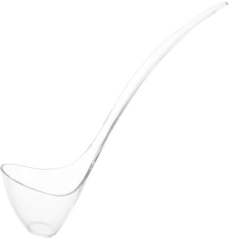 ERINGOGO Louche à Soupe Longue Poignée Résistante PC Transparente Cuillère Service Cuisine Polyvalente pour Sauces et et Facile à Nettoyer