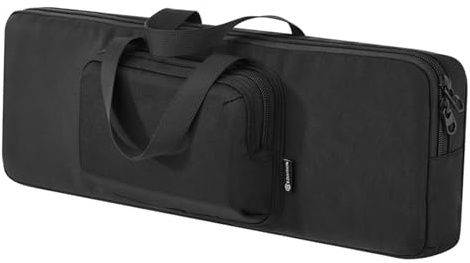 OURHZTB Custodia per tastiera wireless Logitech MX Keys S/MX Keys, borsa da viaggio con manico, tasche a due strati per mouse, cavo dati e accessori per ricevitore USB
