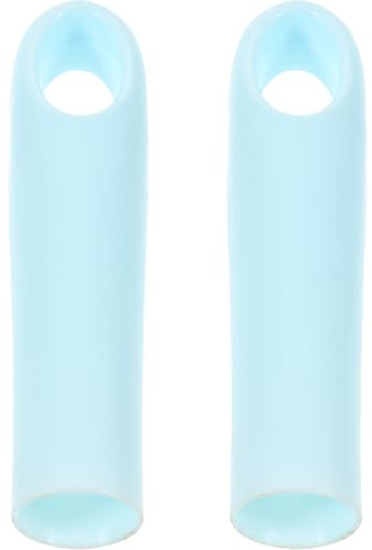 Operitacx 2pcs Broom Handle Grip Replacement End Caps 19mm Sturdy Plastic Broom Rod Covers Non-Slip Grip for Household Sweeping and Cleaning Tools