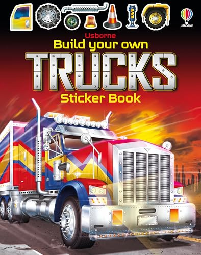 Build Your Own Trucks Sticker Book: A Colorful Sticker Activity Book About Monster Trucks with Statistics and Screen-Free Fun for Children (Ages 4-6) (Build Your Own Sticker Book)