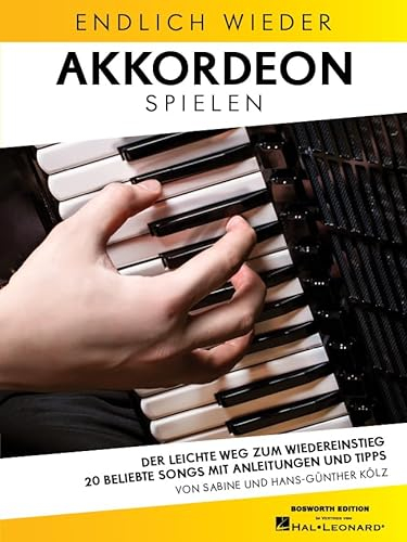 Endlich wieder Akkordeon spielen.