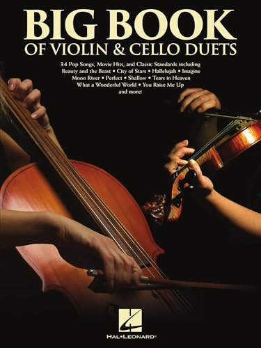 Big Book of Violin & Cello Duets: Score with Separate Pull-out Parts