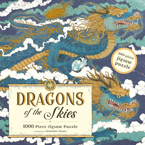 Dragons of The Skies: 1000 Piece Jigsaw Puzzle (The Dragon Ark): 1000 Piece Gold Foil Puzzle