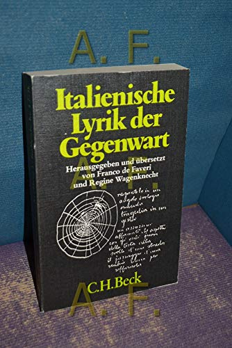 Italienische Lyrik der Gegenwart.