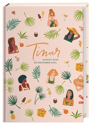 Girls Style Timer Schülerkalender A5. Praktischer Terminplaner und Hingucker zugleich: Der Taschenkalender mit coolem Girlpower-Cover für Schule und ... ab August 2023 - Schüler-/Studentenkalender