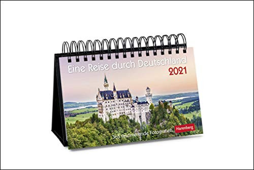 Eine Reise durch Deutschland Premiumkalender 2021 - Tagesabreißkalender zum Aufstellen - Tischkalender mit hochwertigen Farbfotografien - in ... 23 x 17 cm: 365 faszinierende Fotografien