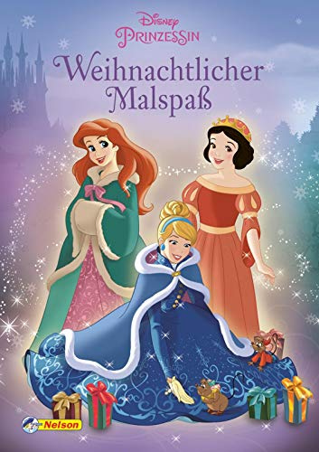 Disney Prinzessin: Weihnachtlicher Malspaß: Block mit festlichen Ausmalmotiven zu Weihnachten | (ab 3 Jahren)