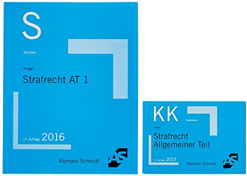 Bundle Krüger/Schäffer, Skript Strafrecht AT 1 + Krüger/Schäffer, Karteikarten Strafrecht AT