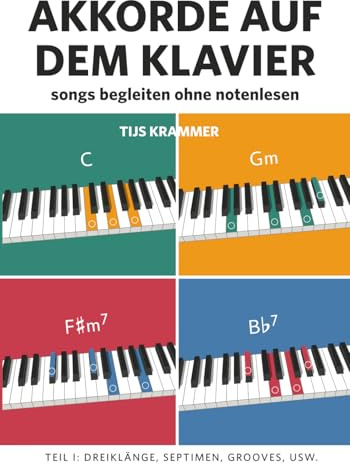 Akkorde auf dem Klavier: Songs begleiten ohne Notenlesen