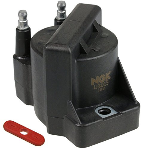 NGK Bobina de encendido U3015 (48780) para sistema de encendido sin distribuidor con diseño de chispa de residuos
